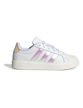 Sneakers bianche con strisce iridescenti e punta a conchiglia Streettalk J 37⅓ - Adidas - FashionsVida