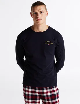 LS TEE LOGO GOLD male - M - FashionsVida
