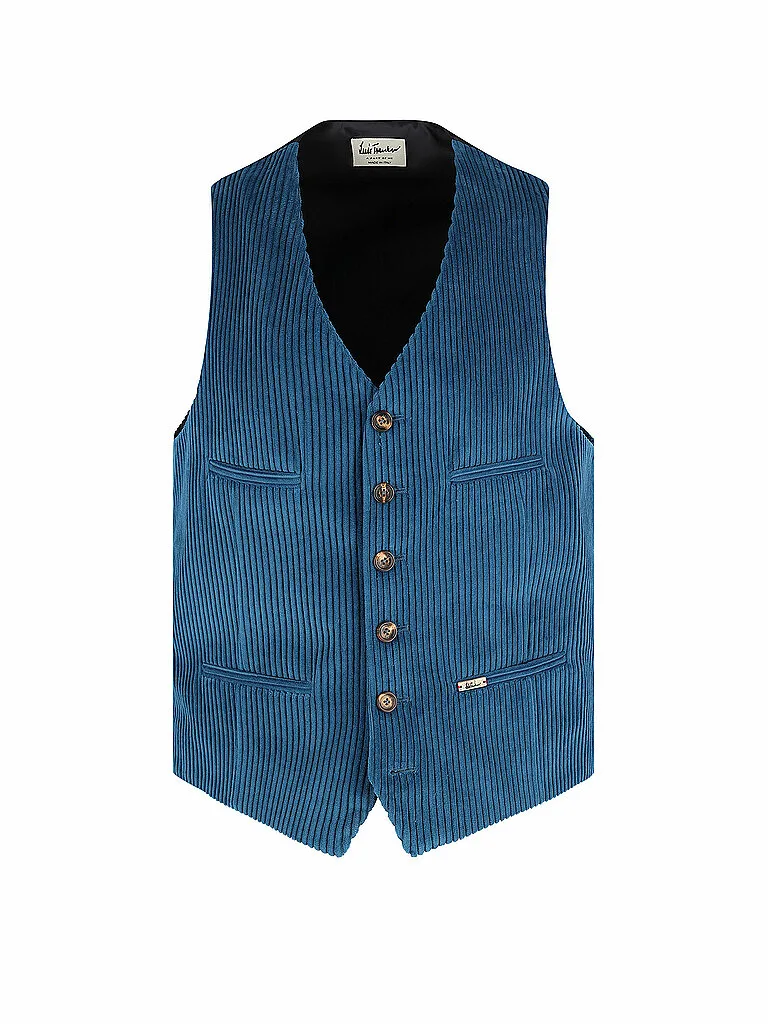 Chaleco tradicional LUSEBASTIAN azul 48 - LUIS TRENKER - FashionsVida