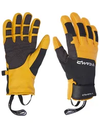 Gants d'alpinisme et d'escalade - Geko Grip en Cuir - Taille S - Jaune