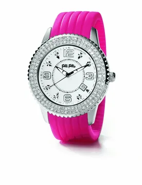 Womens Ladies Watch Quartz Silver Stainless Steel - One Size - Folli Follie - FashionsVida