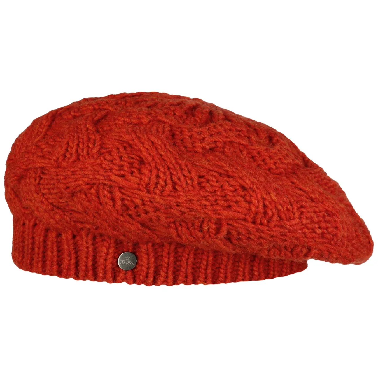 Jesila Knit Beret by - orange - Damen - Size: One Size - Lierys - FashionsVida