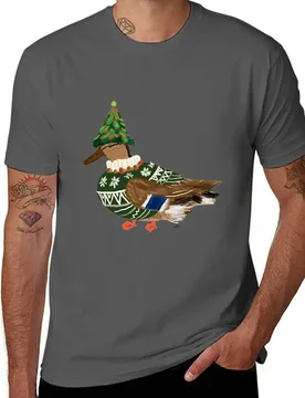 Mallard Duck T-ShirtFestive Mrs. Mallard T-Shirt anime t shirts oversize t shirt custom print man t shirt designer T-Shirt - Aliexpress - FashionsVida