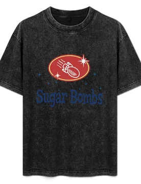 Sugar Bombs Logo (BlueandRed) T-Shirt Plus Size All Match Tee Shirt - Aliexpress - FashionsVida