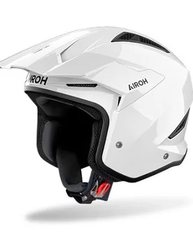 Casco Moto Jet Trial TRR II COLOR Bianco Lucido taglia M - Airoh - FashionsVida