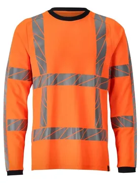 T-shirt à Manches Longues High Visibility Orange XL - MASCOT - FashionsVida