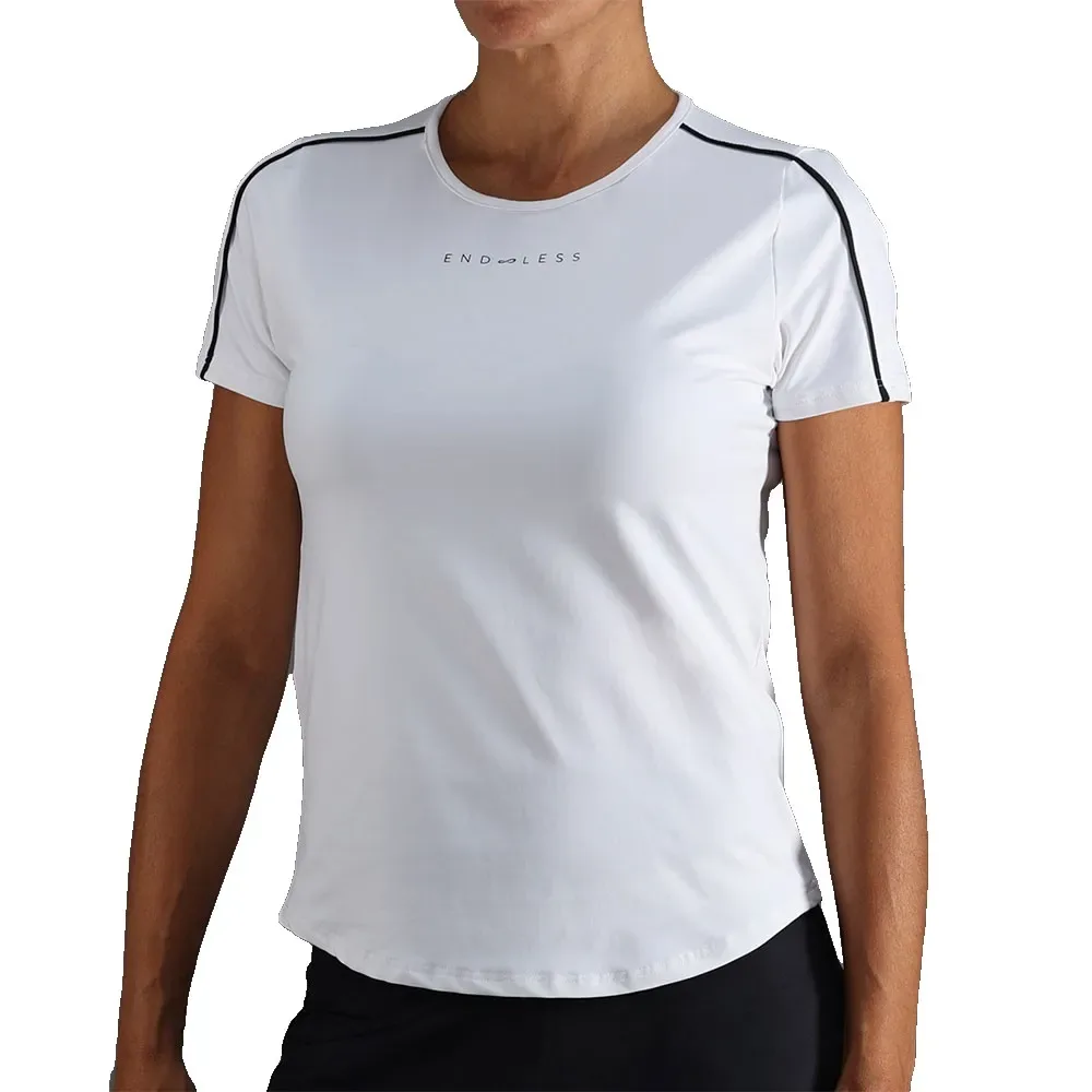 Indy Short Sleeve T-shirt White XL - Endless - FashionsVida
