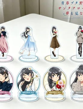 Anime Rascal Does Not Dream of Santa Claus Mai Sakurajima Acrylic Stand Model Plate Keychains Desktop Ornament - Aliexpress - FashionsVida