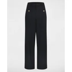 Pantalón de mujer recto de tiro alto