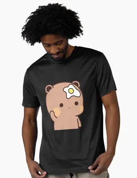 Dudu accidentally got egg on his head Gift t shirt ‌kawaii‌ Panda Bear Cartoon Graphic tee Cute Y2K Clothes All size Tee S-6XL - Aliexpress - FashionsVida