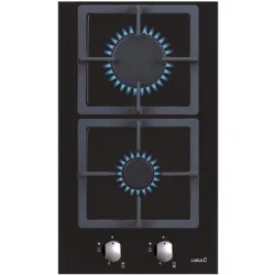 Placa gas 2 quemadores - SCI 3002 BK