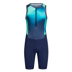 Athlex Race V2 Sleeveless Trisuit Green Print XL Men