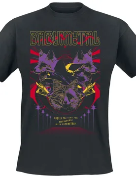 T-Shirt - Tour Poster - S bis 3XL - für Männer - Größe S - schwarz - Lizenziertes Merchandise! - Männer - male - Babymetal - FashionsVida