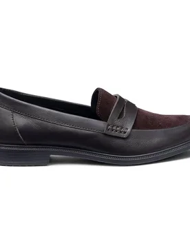 Women's Wide Fit 'Dorset' Loafers in Chocolate Size: 7.5 - Chocolate - Size: 7.5 - Hotter - FashionsVida