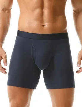 Men's Underwear Cotton Boxer Shorts Man Panties Ropa Breathable U Convex Pouch Underpants Male Boxershorts Cueca Plus Size M-5XL - Aliexpress - FashionsVida