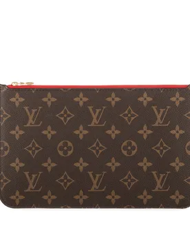 Pre-Owned Womens Neverfull Pochette Accessories - Brown - One Size - Louis Vuitton - FashionsVida