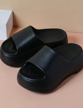 Sandalias de plataforma de 7 cm para mujer, nuevas sandalias de verano de moda versátiles, cómodas, con suela blanda y gruesa, antideslizantes, sand - Shein - FashionsVida