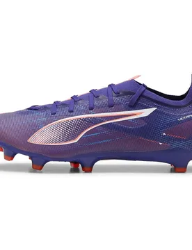Chaussures De Football Ultra 5 Match Fg/ag Lapis Lazuli / White / Sunset Glow EU 46 - Puma - FashionsVida