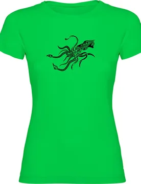 Maglietta A Maniche Corte Da Donna Squid Tribal - Kruskis - FashionsVida