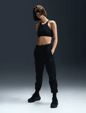 Tech Fleece Women Pants - Black - Size S - Poly Fleece - Black - Size: Small - Nike - FashionsVida