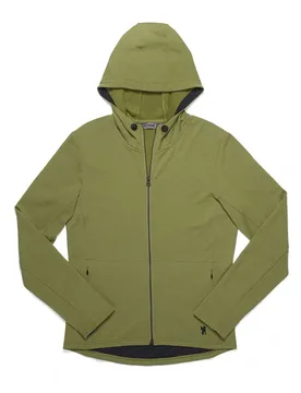 Sweat-shirt à Zip Merino Cobra 3.0 Olive Branch LG - Chrome - FashionsVida