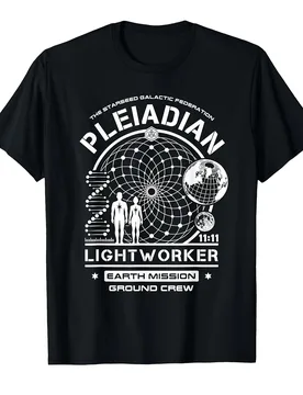 Pleiadian Lightworker Starseed Earth Mission Crew T-Shirt 100% Cotton O-Neck Short Sleeve Summer Casual Mens T-shirt Streetwear - Aliexpress - FashionsVida