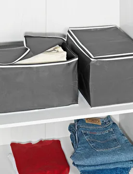 Pagen Ordnungsboxen grau, 2er-Set - 3Pagen - FashionsVida
