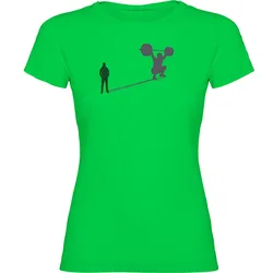 T-shirt à Manches Courtes Train Shadow Light Green S
