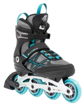 Rollers En Ligne Alexis 80 Alu Grey / Cyan EU 36 - K2 Skates - FashionsVida