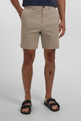 Mens Slim Fit Cotton Stretch Chino Shorts - - Size: W38