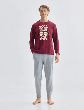 Pijama largo de punto hombre - Dustin - FashionsVida