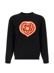 Kenzo maglia cuore boke uomo nero