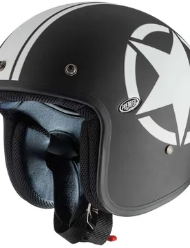 Casco Moto Jet Custom CLASSIC STAR 9 BM taglia XS - Premier - FashionsVida