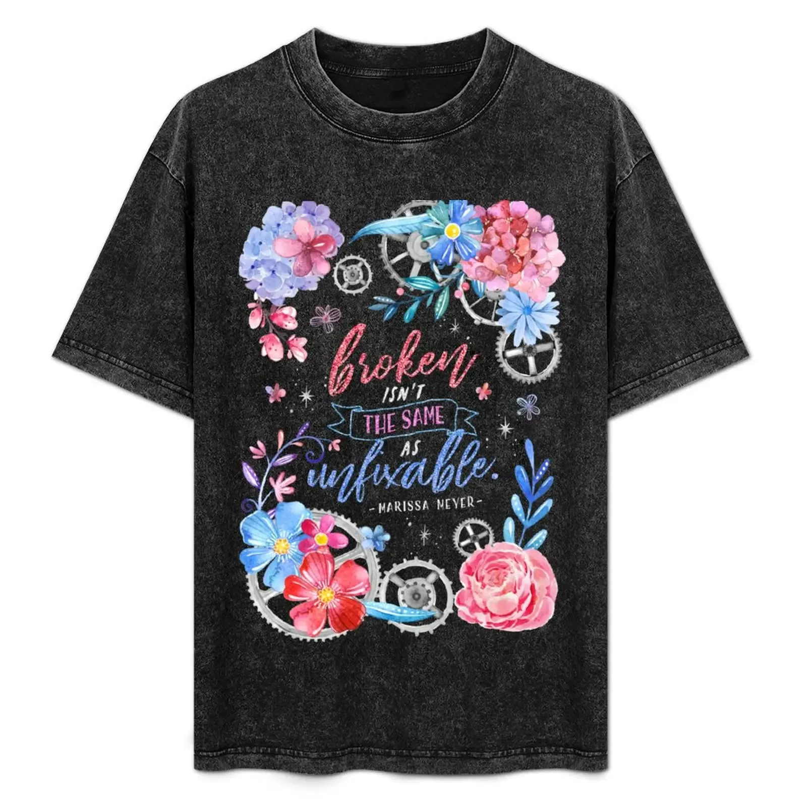 Broken isn't the same T-Shirt High Elasticity Sports Tee Shirt - Aliexpress - FashionsVida