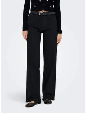 Straight Leg Jeans 15338858 Juicy Hw Wide-Black Denim Us 27 / 32;Us 28 / 32;Us 30 / 32 Female - Only - FashionsVida
