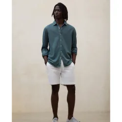 Camisa de vestir de hombre regular fit de algdón