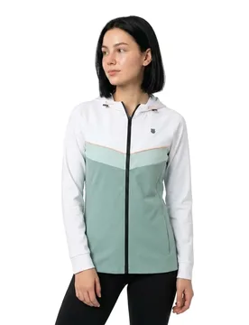 Hypercourt Stretch Tracksuit Jacket Nile Blue / White XS - K-swiss - FashionsVida