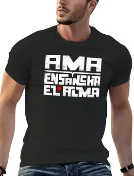 Ama y ensancha el alma T-Shirt graphic shirts Short sleeve tee Aesthetic clothing mens graphic t-shirts hip hop - Aliexpress - FashionsVida