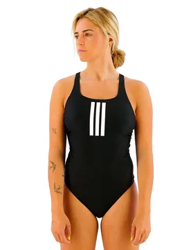 Maillot De Bain 3 Stripes V Back - Adidas - FashionsVida
