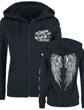 Gothic Kapuzenjacke - Freaking Out Loud - XS bis 7XL - für Damen - Größe M - schwarz - Frauen - female - Gothicana by EMP - FashionsVida