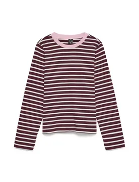 VMBOPHA L O-NECK CONTRAT TOP JR female - S - FashionsVida