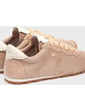 Zapatillas de mujer de piel con cordones - Martinelli - FashionsVida