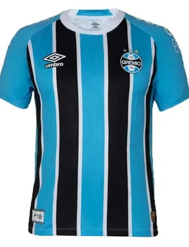T-shirt à Manches Courtes Domicile Gremio Fb 25/26 Sky Blue / Black / White M - Umbro - FashionsVida