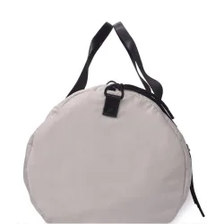 Bolsa de gimnasio puffy grande color hielo