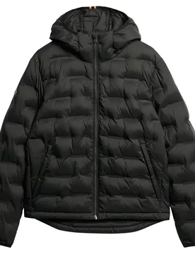 Veste Quilted Coat Black S Homme - Superdry - FashionsVida