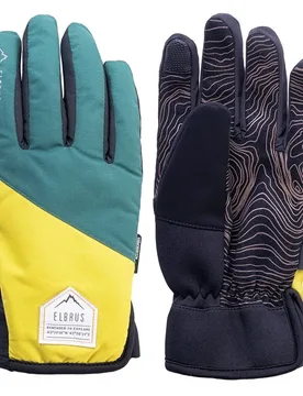 Gants Pointe June Bug / Black / Citronelle L-XL Homme - Elbrus - FashionsVida