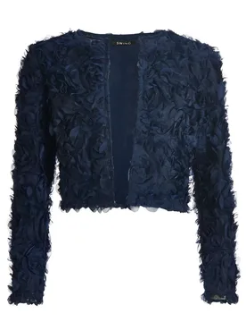 Jacke aus Blütenstoff female - 38 - FashionsVida