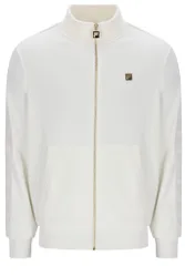 White Down Bosco Velour Track Top - XS
