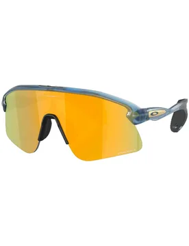 Lunettes de soleil polarisées - Stunt Devil S Matte Trans Abyss/Prizm 24K - Gris - Oakley - FashionsVida