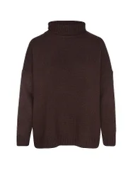 Rollkragenpullover BORGIA braun XL Damen